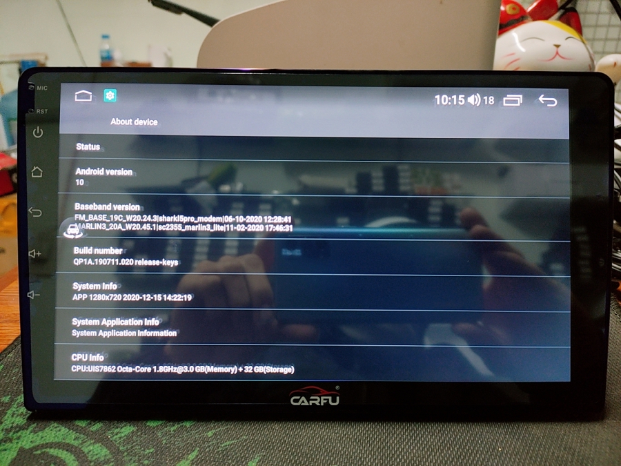 Màn hình DVD Android Carfu G200 Pro-II (4-64)
