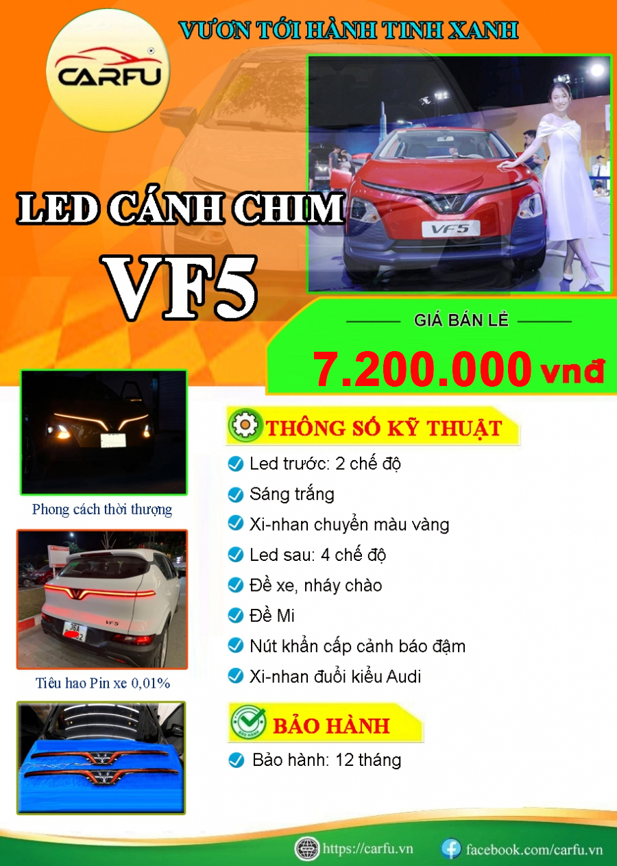 LED Cánh Chim VF5