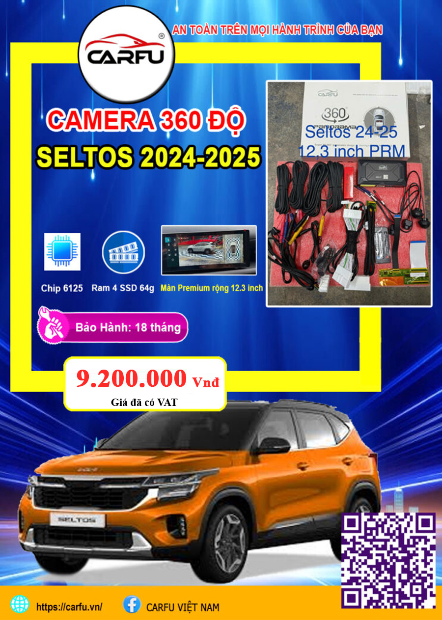 CAMERA 360 ĐỘ KIA SELTOS 2024–2025