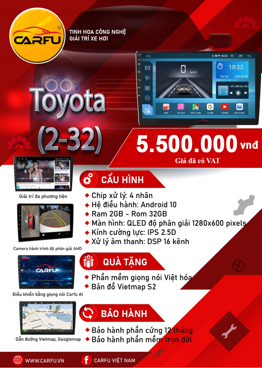 MÀN HÌNH Ô TÔ THÔNG MINH TOYOTA (2-32)
