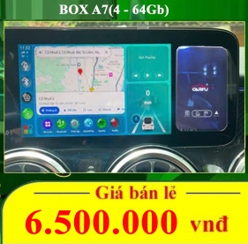 Android Box A7 (4-64b) cho xe điện, xe xăng
