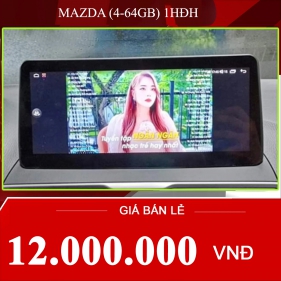 MÀN HÌNH Ô TÔ THÔNG MINH MAZDA (4-64), CHẠY 1 HỆ ĐIỀU HÀNH