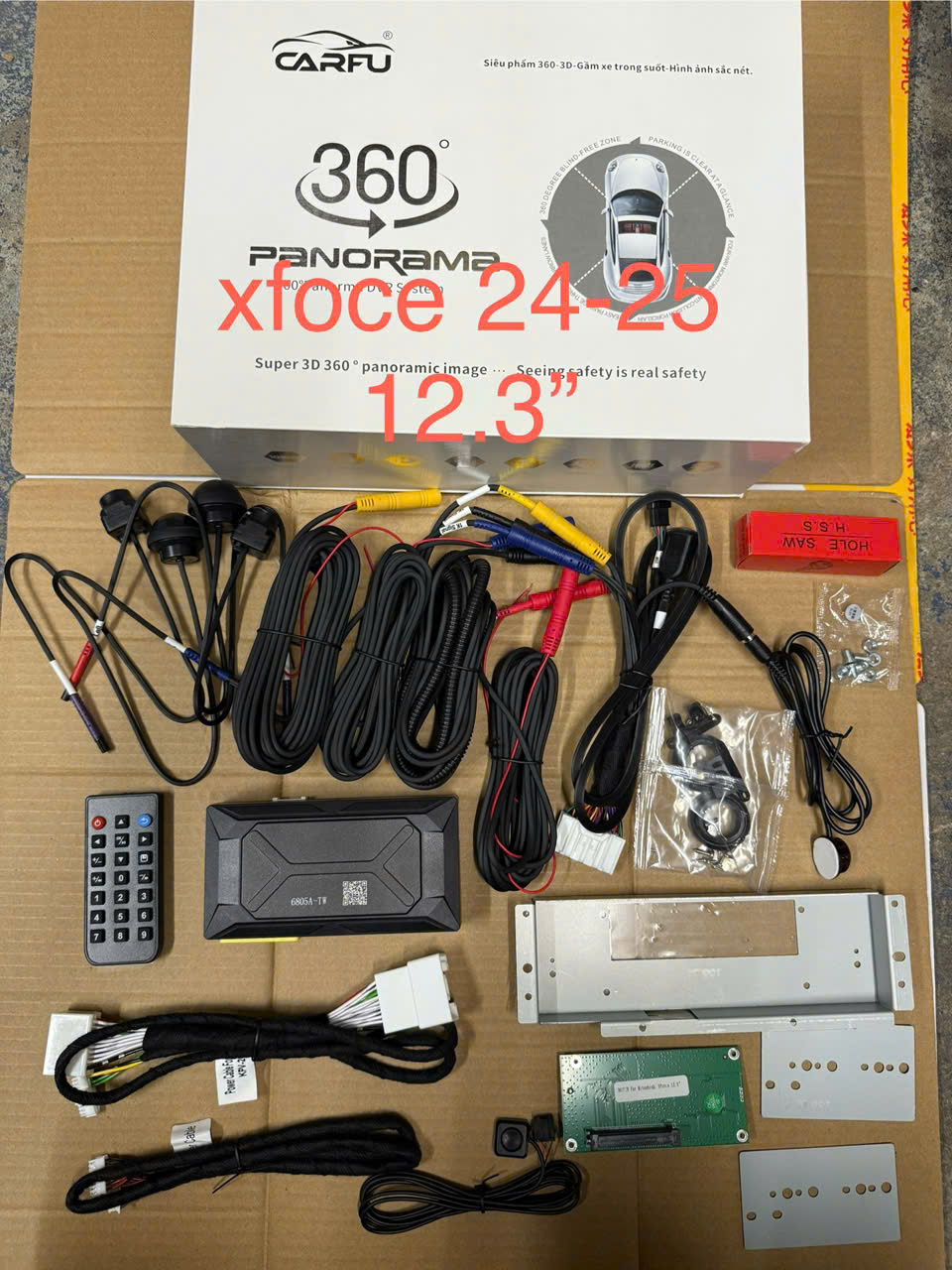 Camera 360 Độ  Xforce (2024–2025)-rộng 12.3 inch