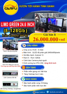 MÀN HÌNH LIMO GREEN 24.6 INCH (8-128Gb)