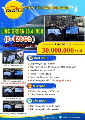 MÀN HÌNH LIMO GREEN 25.4 INCH (8-128Gb)