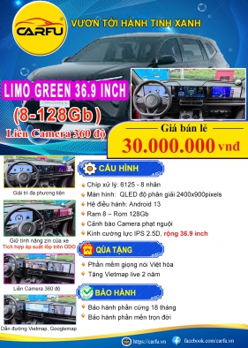 MÀN HÌNH LIMO GREEN 36.9 INCH (8-128Gb)