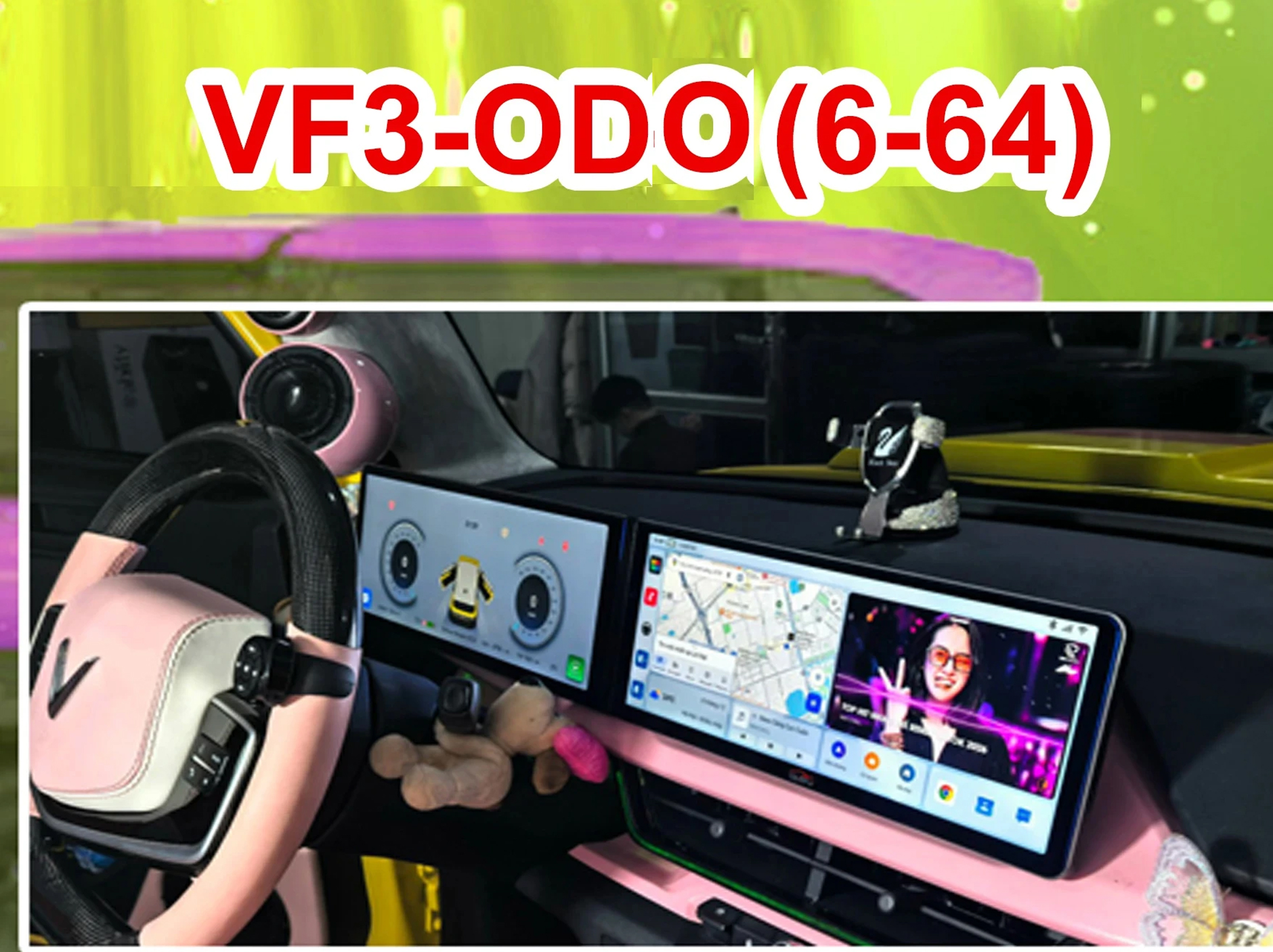 MÀN HÌNH Ô TÔ  VF3 ODO (6-64Gb)