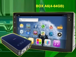 Android Box A6 (4-64Gb) cho xe điện, xe xăng