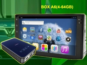 Android Box A6 (4-64Gb) cho xe điện, xe xăng