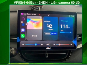 MÀN HÌNH Ô TÔ THÔNG MINH CARFU VF5S(4-64Gb), 2 HỆ ĐIỀU HÀNH, LIỀN CAMERA 360 ĐỘ