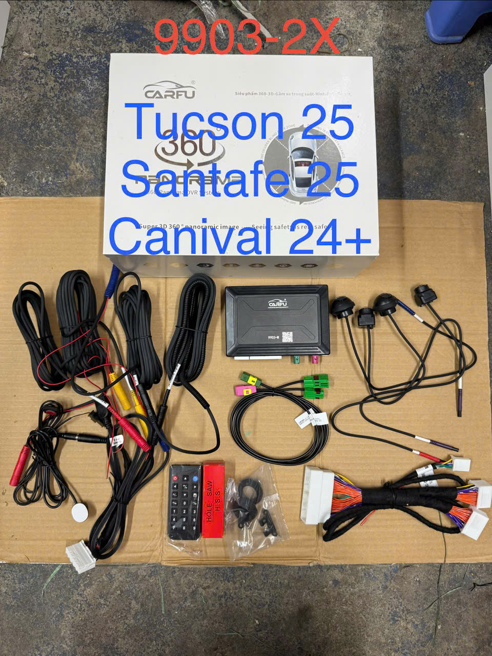 CAMERA 360 ĐỘ SANTAFE 2025; SANTAFE 2025; CANIVAL 24+