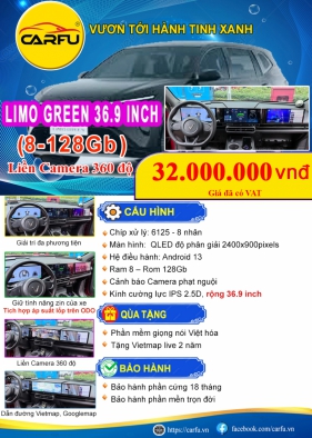 MÀN HÌNH LIMO GREEN 36.9 INCH (8-128Gb)