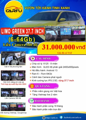 MÀN HÌNH LIMO GREEN 37.7 INCH (6-64Gb)