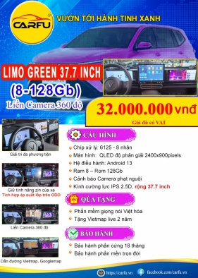 MÀN HÌNH LIMO GREEN 37.7 INCH (8-128Gb)