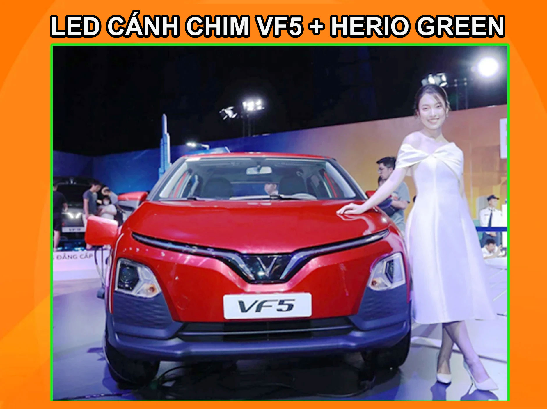 LED Cánh Chim VF5 + HERIO GREEN